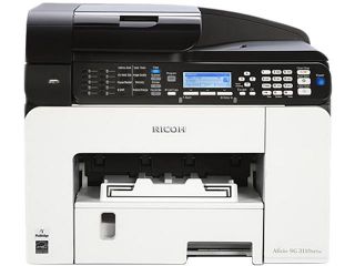 RICOH Aficio SG Series 3100SNw MFC / All In One Up to 29 ppm Color Wireless 802.11b/g/n Laser Printer