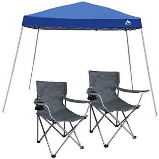 Ozark Trail 9' x 9' Express Canopy with 2 Ozark Trail Armchairs Value Bundle