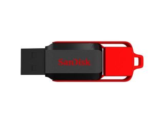 SanDisk Cruzer Switch SDCZ52 004G B35 4 GB USB 2.0 Flash Drive   Black, Red