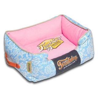 Pet Life Touchdog Rose Petal Patterned Premium Rectangular Dog Bed