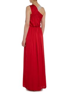 Needle and Thread Maxi dress with bow detail Red