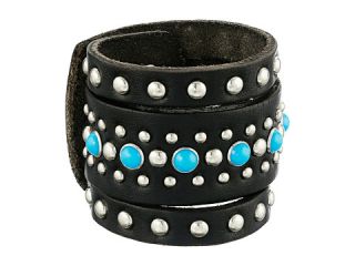 M&F Western Studded Leather Cuff Bracelet