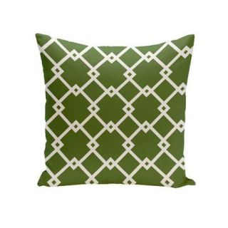 E By Design Holiday Brights Geometric Euro Pillow