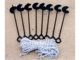 Eight Piece Anchor Kit w/Rope