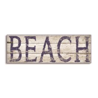 Distressed looking Driftwood Beach Wall Plaque