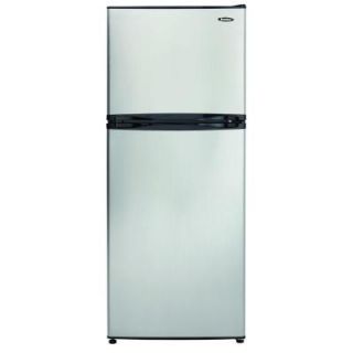 Danby 9.9 cu. ft. Top Freezer Refrigerator in Stainless Look, Counter Depth DFF100C1BSLDB