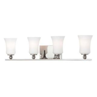 Minka Lavery Ameswood 4 Light Polished Nickel Bath Light 6624 613