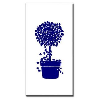 2 in. x 4 in. Blue Topiary Spacer 40230