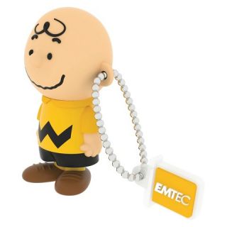 Emtec Charlie Brown 8GB USB Flash Drive   Yellow (MD8GPN101)