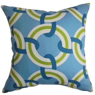 The Pillow Collection Katyin Geometric Cotton Throw Pillow