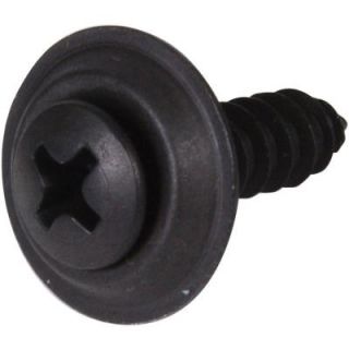 The Hillman Group 8 x 1 Trim Screw with Washer Black 882634