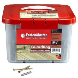 FastenMaster Guard Dog 2 1/2 in. Wood Screw (1750 per Pack) FMGD212 1750
