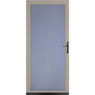LARSON Secure Elegance Sandstone Full View Laminated Safety Security Storm Door (Common 32 in x 81 in; Actual 31.75 in x 79.75 in)