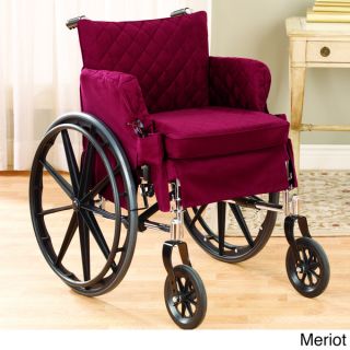 Twill Supreme 18x16 inch Tufted Desk Wheelchair Slipcover  