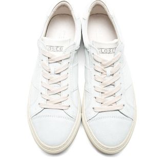 Closed Off White Suede Low Top Sneakers