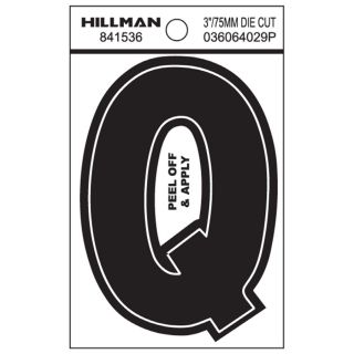 The Hillman Group 3 in Black House Letter Q