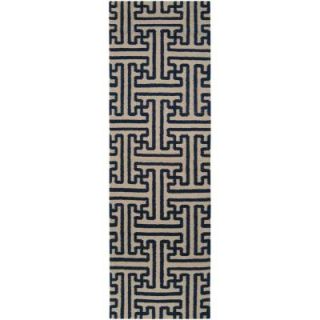 Surya Smithsonian Navy 2 ft. 6 in. x 8 ft. Flatweave Rug Runner ACH1700 268