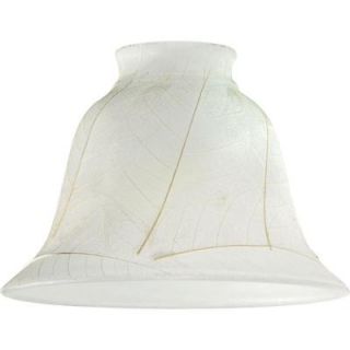 Westinghouse 4 1/2 in. Parchment Leaf Shade with 2 1/4 in. Fitter and 6 in. Width 8136500