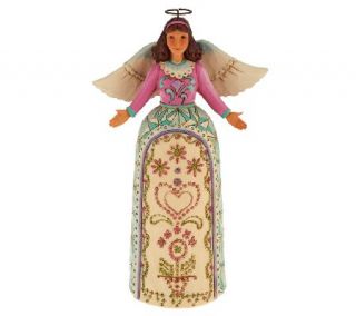 Jim Shore Heartwood Creek 7 1/2 Mothers Day Angel Figurine   H202438 —