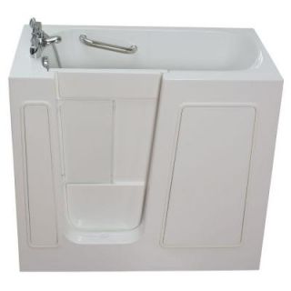 Ella Small 3.75 ft. x 26 in. Walk In Bathtub in White with Left Drain/Door 264503L