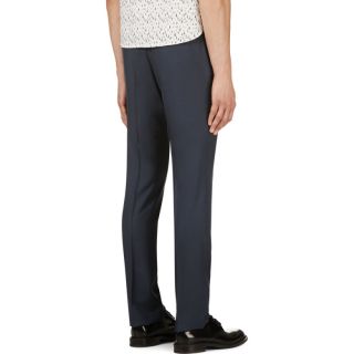 Lanvin Navy Slim Fit Trousers