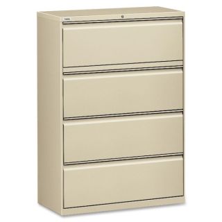 Lorell LLR60444 Putty 4 drawer Lateral File