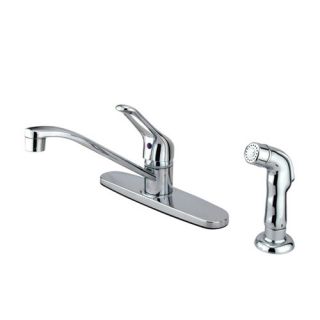 Elements of Design Single Handle Centerset Kitchen Sink Faucet with