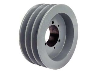 TB WOOD'S 603B V Belt Pulley, Detachable, 3Groove, 6.35"OD