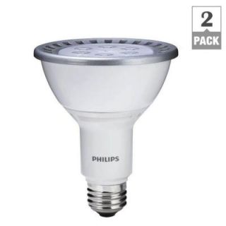 Philips 75W Equivalent Bright White (3000K) PAR30L Dimmable LED Flood Light Bulb (E)* (2 Pack) 432930