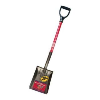 Bully Tools 14 Gauge Square Point Shovel with Fiberglass D Grip Handle 82520