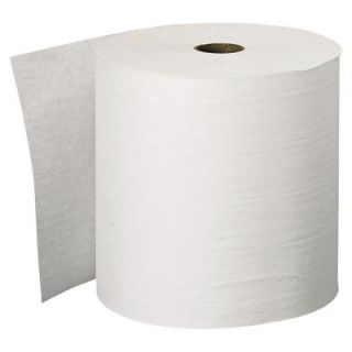 Kleenex White Hard Roll Towel, 1 Ply (6 Pack) KCC 11090
