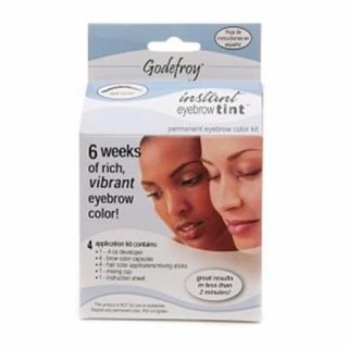 Godefroy R58 28 Day Permanent Eyebrow Color Kit   Dark Brown