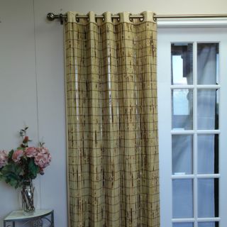 Versailles Home Fashions Bamboo Grommet Top Curtain Panel