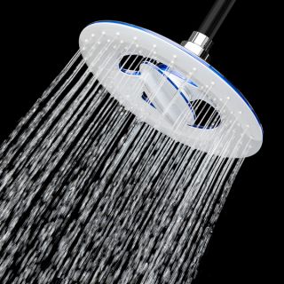 AKDY 8 Round Rainfall Waterfall Multi Function ABS Bath Shower Head
