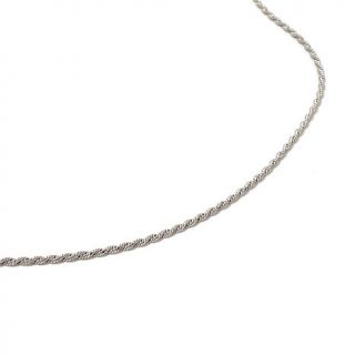 Michael Anthony Jewelry® 1.4mm Napoli Rope 20" Sterling Silver Chain Neckla   7826880