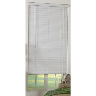 Style Selections 45.5 in W x 48 in L White Vinyl Horizontal Blinds