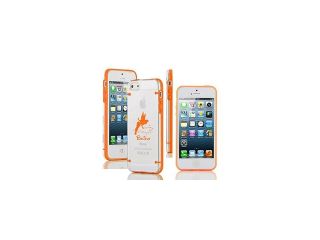 Apple iPhone 4 4s Ultra Thin Transparent Clear Hard TPU Case Cover Fairy Believe (Orange)
