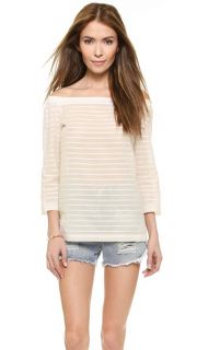 Theory Striped Lawn Vinata Tee