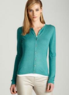 August Silk Turquoise cardigan  ™ Shopping