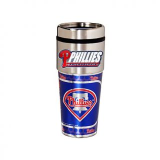 MLB Team Logo Stainless Steel Travel Tumbler   Philadelphia Phillies   7786906