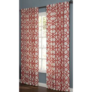 allen + roth Oberlin 63 in Cotton Back Tab Single Curtain Panel