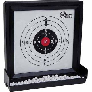 Umarex Combat Zone Sticky Gel Airsoft Target with Integrated BB Collection Tray Stand