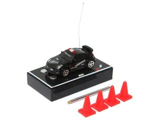 Mini RC Remote Radio Control Racing Police Car Siren LED Light Children Toy Christmas Gift White