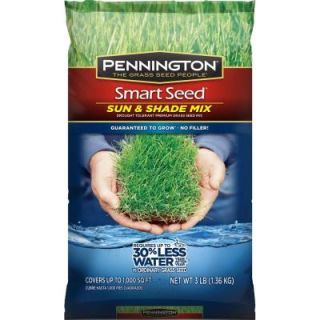 Pennington Smart Seed 3 lb. Sun and Shade Central Grass Seed 100086842