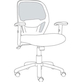 Alera® Merix450 Series Mid Back Mesh Big and Tall Office Chair