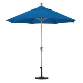 California Umbrella 9 ft. Aluminum Auto Tilt Patio Umbrella in Pacific Blue Pacifica SDAU908900 SA01