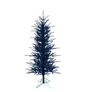 Black Tinsel Twig Tree   Seasonal   Christmas   Trees