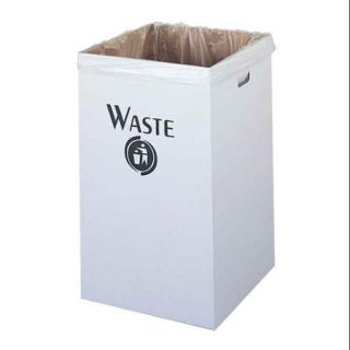 Corrugated Waste Receptacle Can   Set of 12