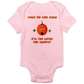  Newborn Baby Halloween Too Little For Candy Infant Bodysuit
