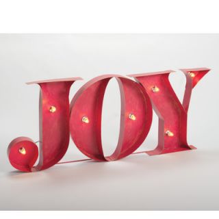 Roman, Inc. Lighted Joy Sign Stake Yardart Decoration